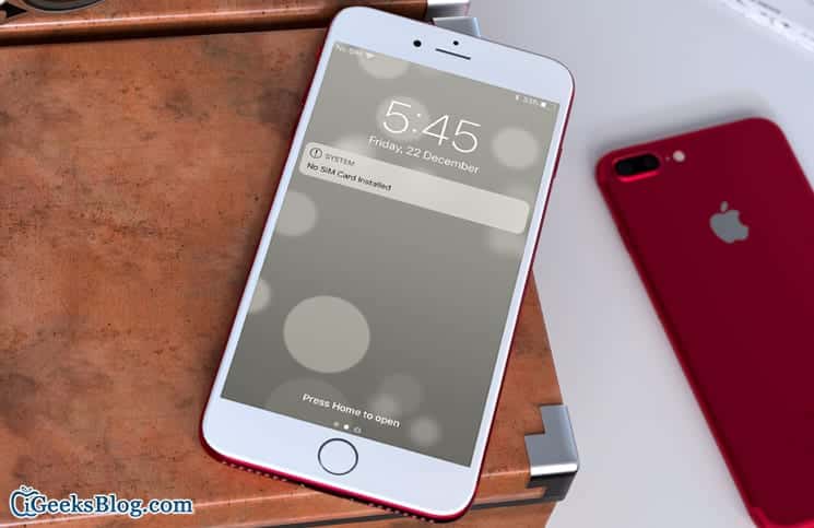 No SIM Card Installed on iPhone