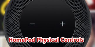 HomePod Physical Controls