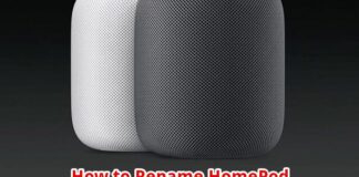 How to Rename HomePod