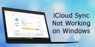 iCloud Sync Not Working on Windows PC
