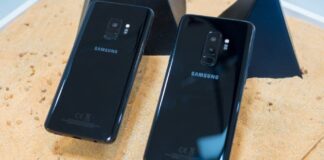 samsung galaxy s9 and s9 plus black