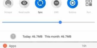 EMUI Notification Shade