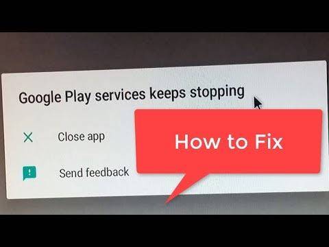 Google services framework keeps stopping