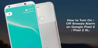 How to Turn On Off Snooze Alarm on Google Pixel 2 and Pixel 2 XL 752x440