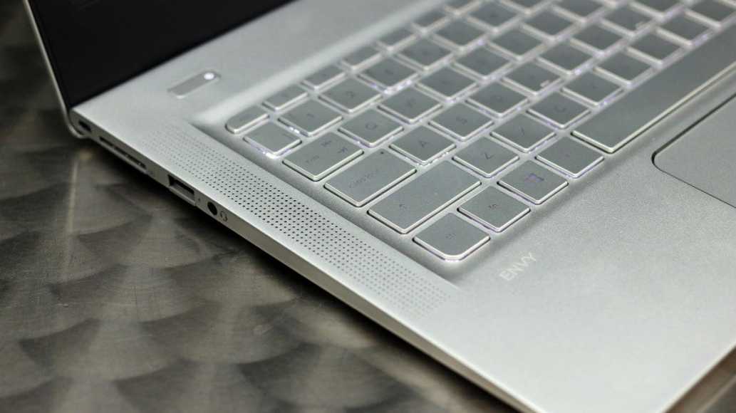 HP Envy 13's keyboard