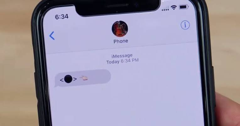 iPhone X Black Dot of death
