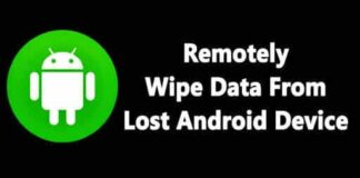 Remotely Wipe Android Phone