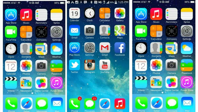 Android Launcher iPhone