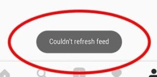 Instagram couldnt refresh feed