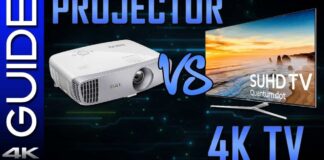 Smart TVs VS Projectors