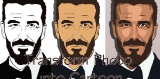 turn any photo into cartoon without Photoshop