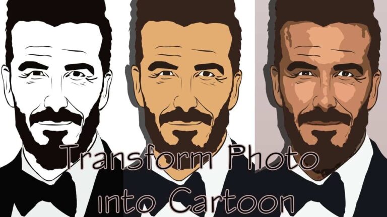 turn any photo into cartoon without Photoshop