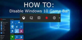 Windows 10 Game Bar