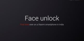 face unlock xiaomi