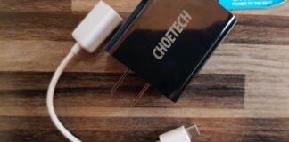 choetech panda 18w usb c wall charger 013