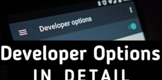 developer options in android dp