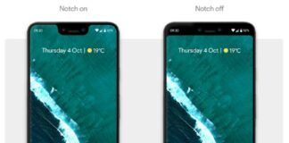 Google Pixel 3 XL Notch