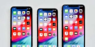 iPhone Xs Xs Max and Xr