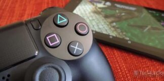 Connect the PS4 controller to the Android phone or Tablet