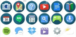 Flat Android App Icons