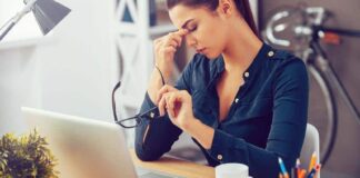Monitor settings to avoid eye strain