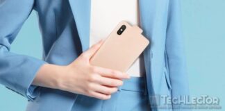 xiaomi smartphone with reverse notch