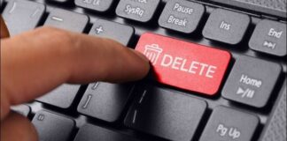 keyboard delete