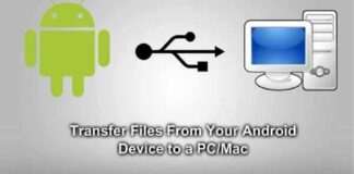 transfer files from Android phone to PC