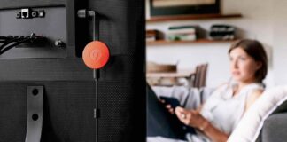 Chromecast on the TV screen