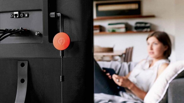 Chromecast on the TV screen