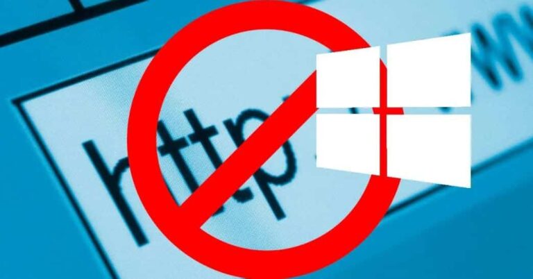 block any website on Windows