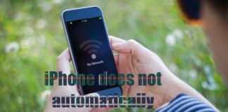 iPhone does not automatically connect to WiFi
