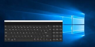 on screen keyboard