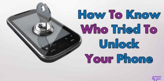 know who tried to unlock your phone