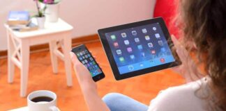 iPhone or iPad