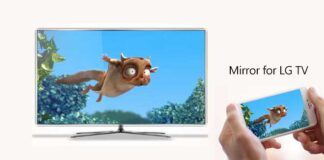 mirror the screen on LG Smart TV