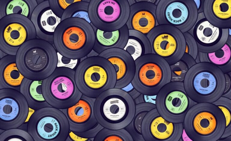 vinyl records