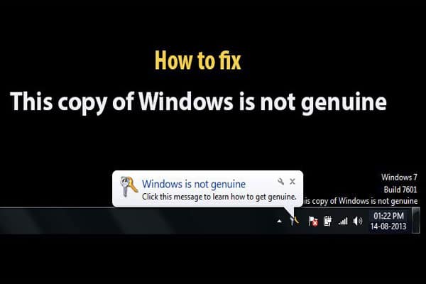 Fixed This Copy of Windows Is Not Genuine