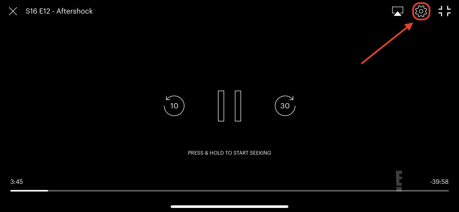disable subtitles hulu