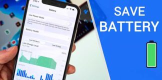 Save iPhone battery