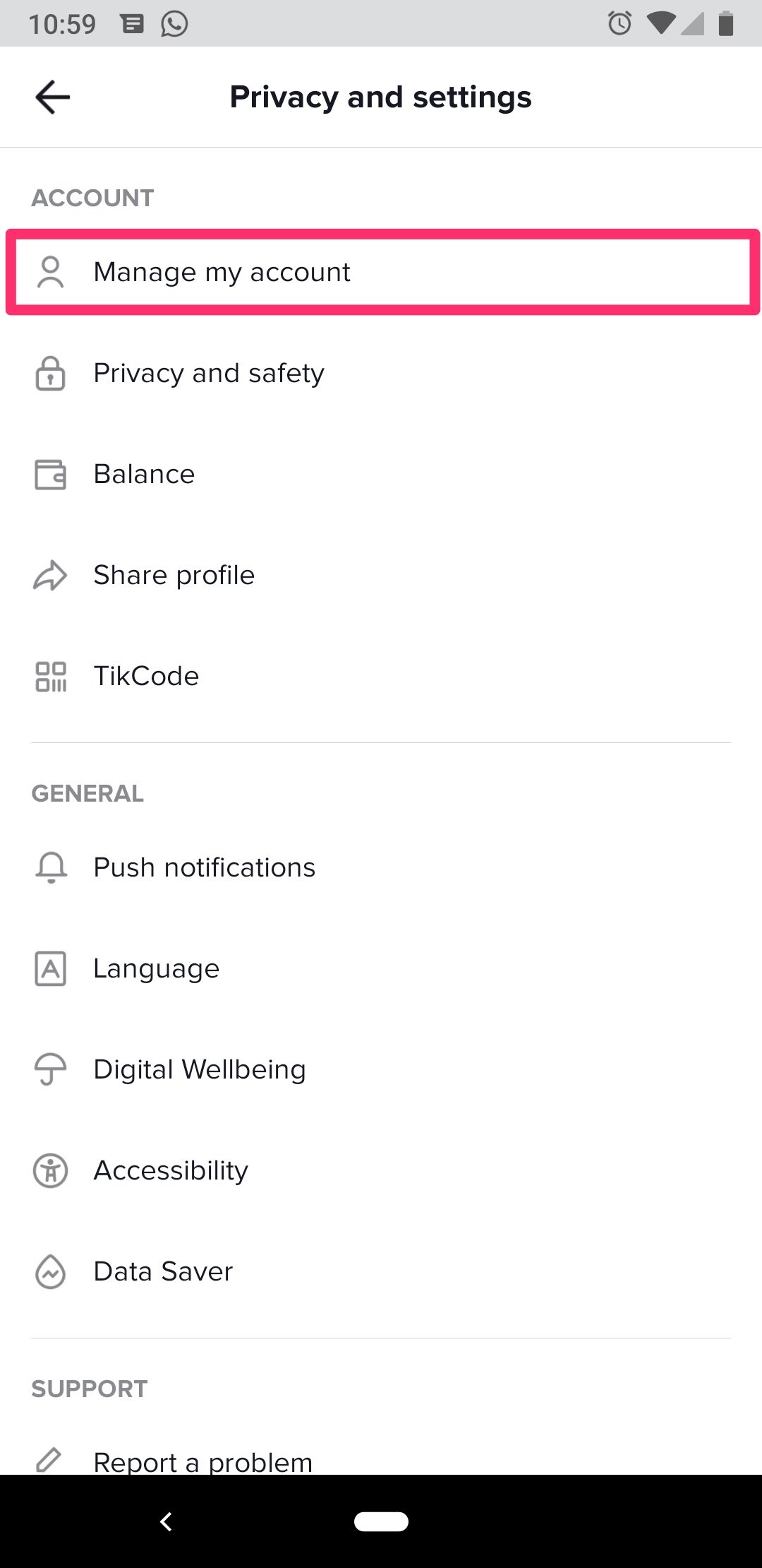 delete tiktok account permanently