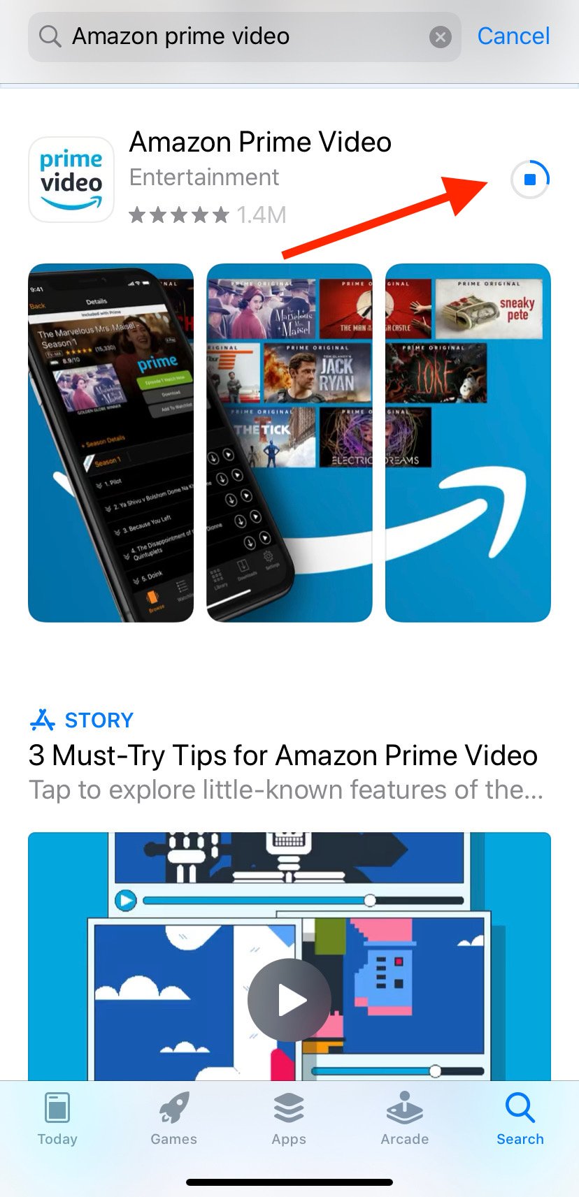 watch amazon prime iphone