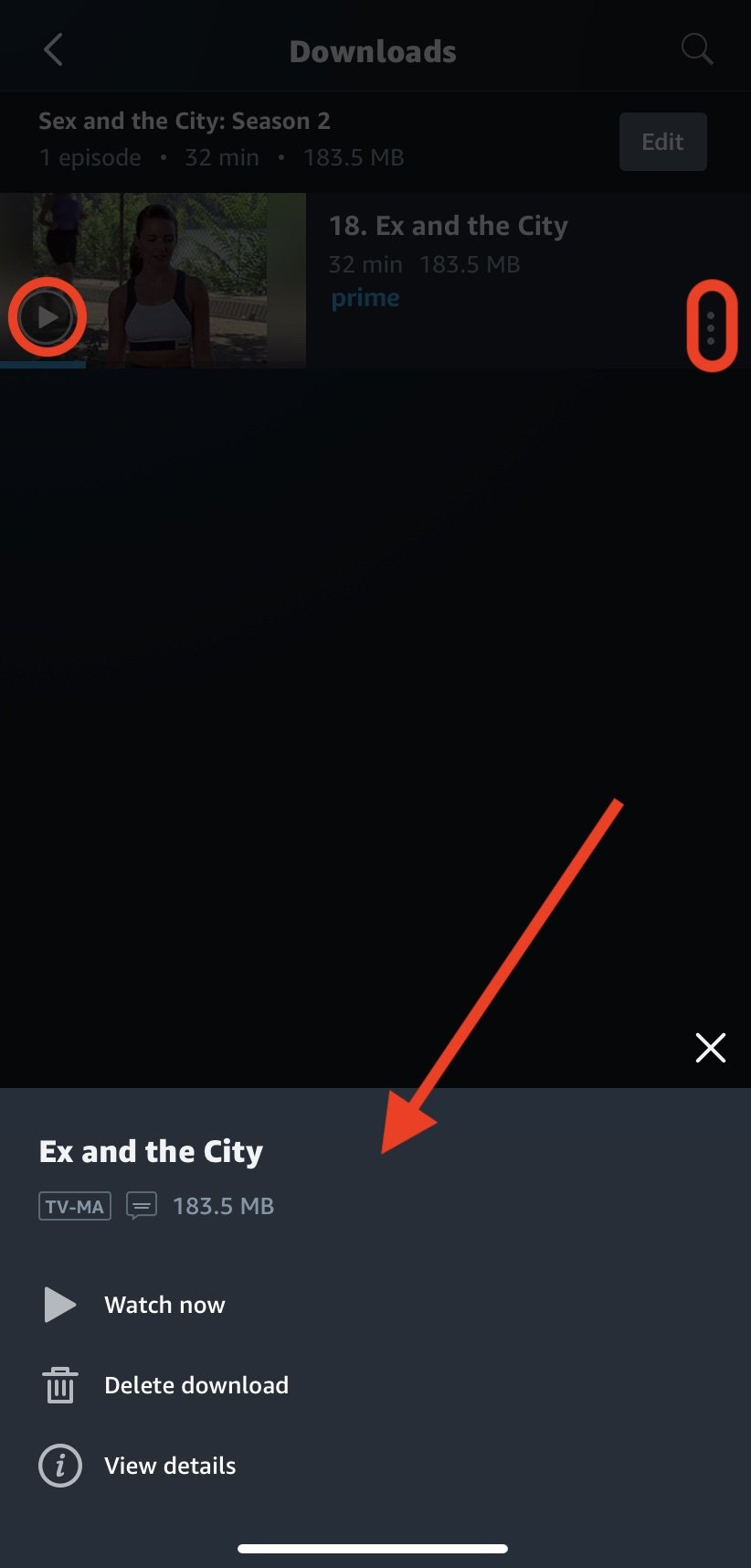 Watch Amazon Prime iPhone