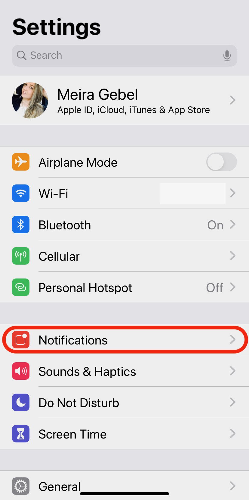 Banner Notifications iPhone
