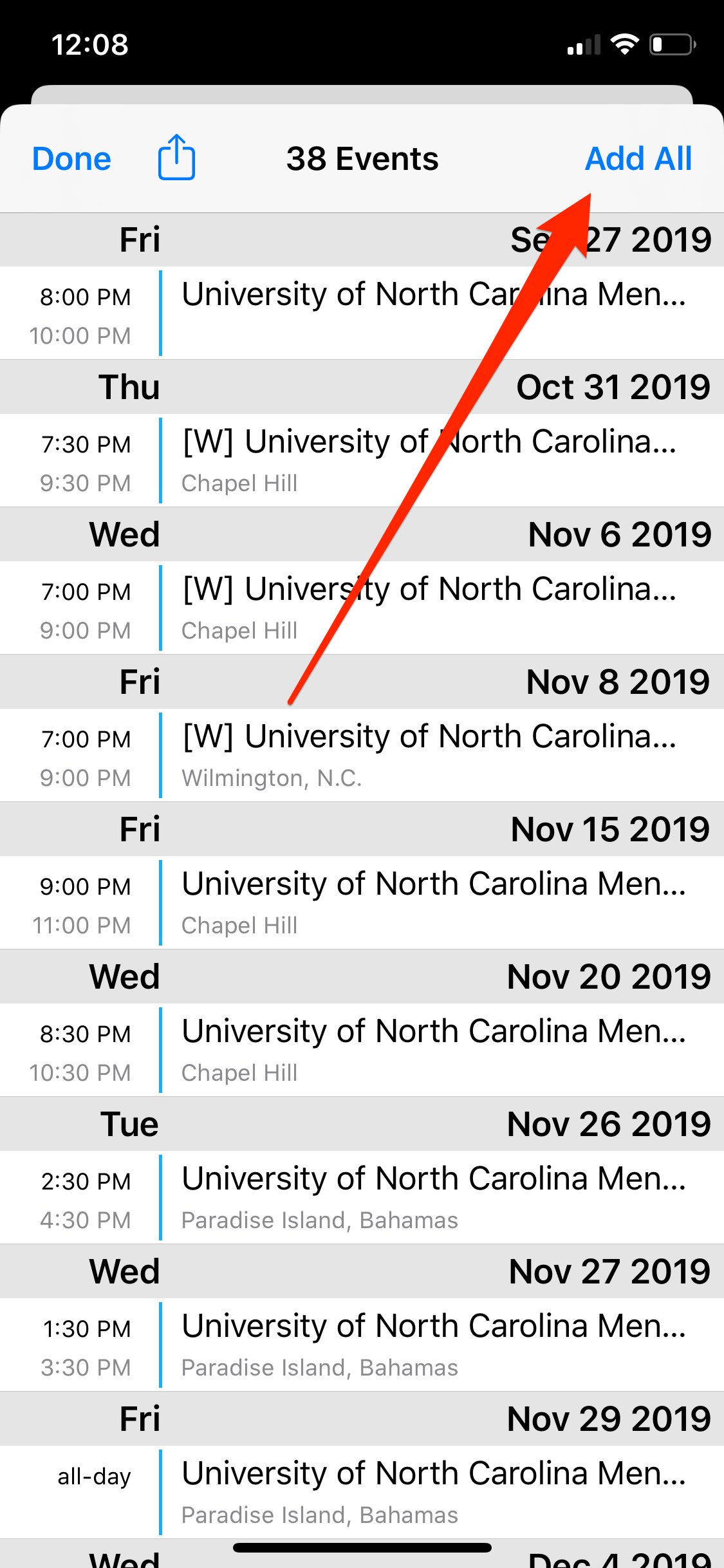 subscribe calendar iphone