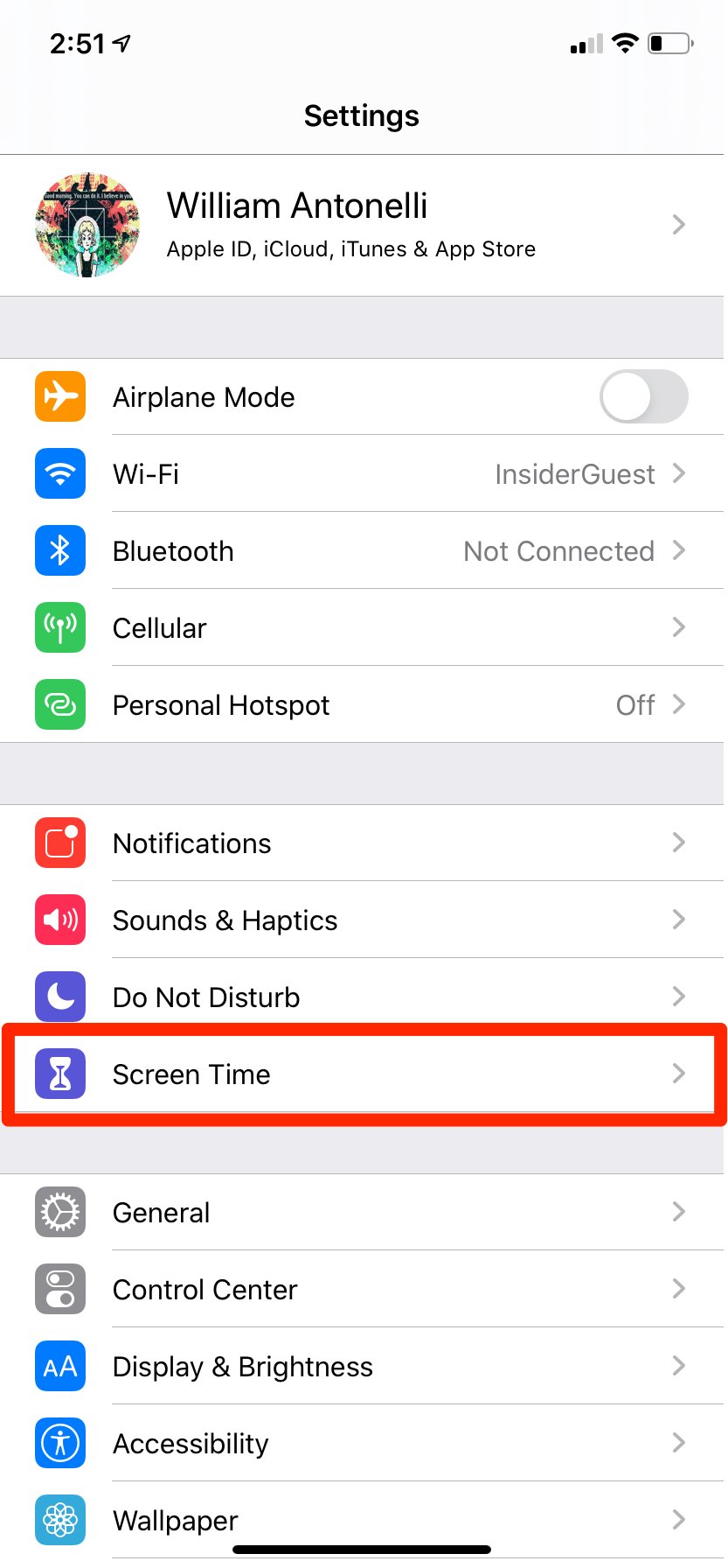 change restrictions passcode iphone