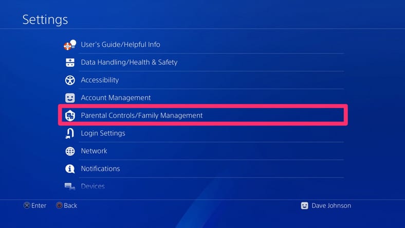 Turn Off Parental Controls PS4