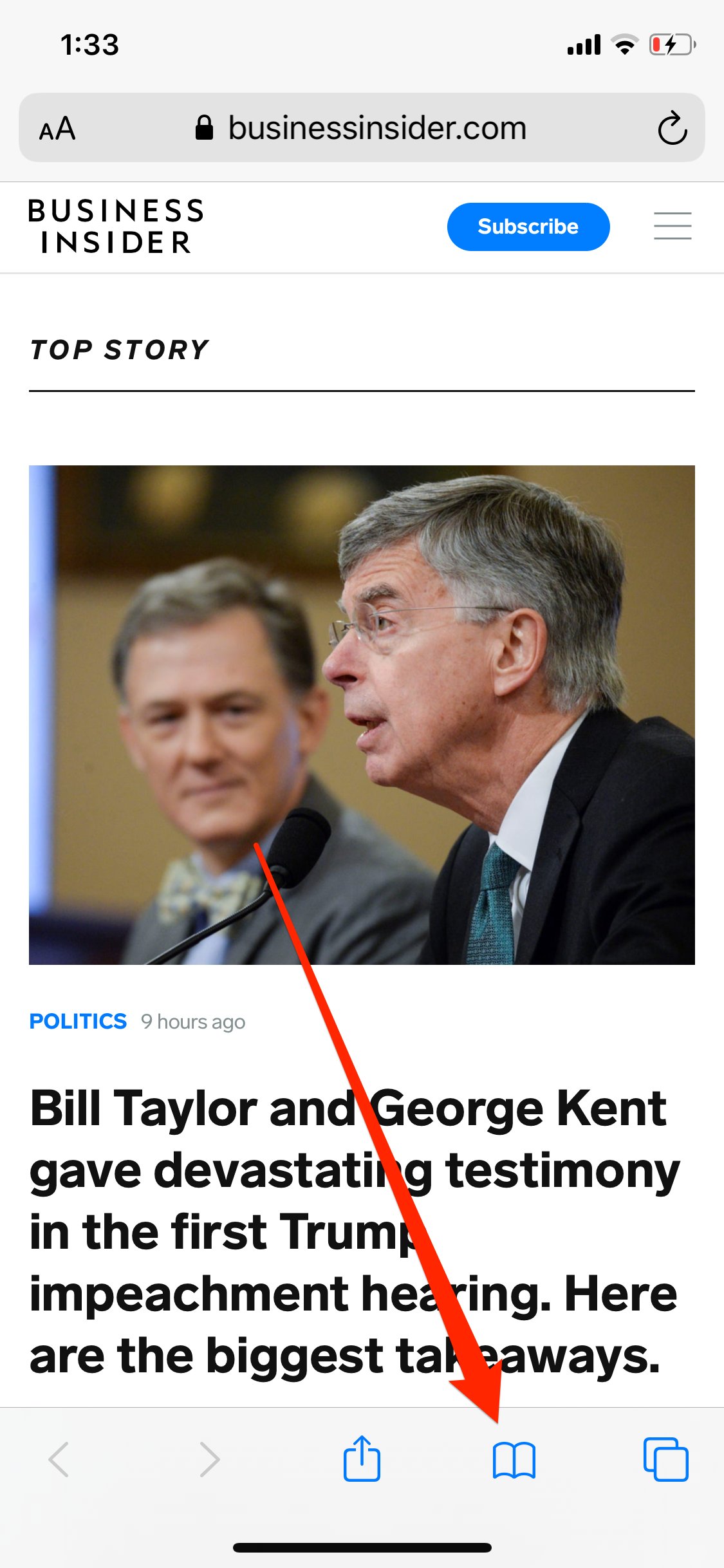 reset safari browser iphone