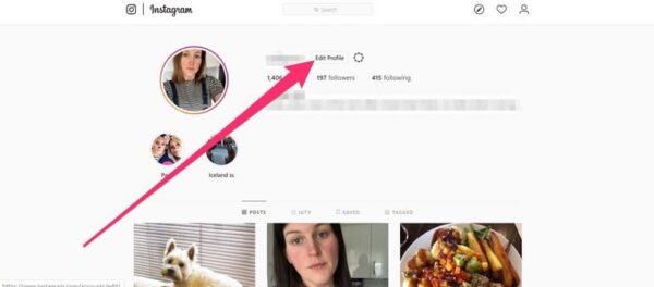 Link Instagram Bio Desktop