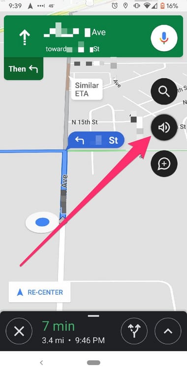 Get Google Maps To Talk By Activating Talk Navigation